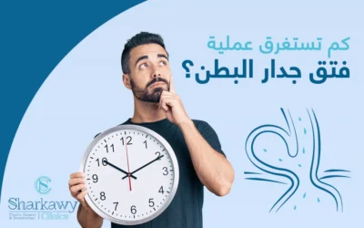 كم تستغرق عملية فتق جدار البطن؟
